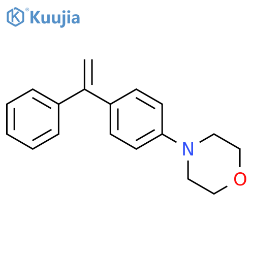 4-[4-(1-Phenylethenyl)phenyl]morpholine structure