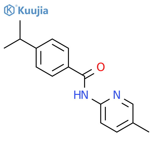 Benzamide, 4-(1-methylethyl)-N-(5-methyl-2-pyridinyl)- (9CI) structure