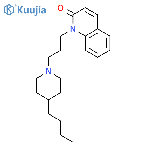 2(1H)-Quinolinone, 1-[3-(4-butyl-1-piperidinyl)propyl]- structure