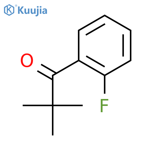 1-(2-fluorophenyl)-2,2-dimethylpropan-1-one structure