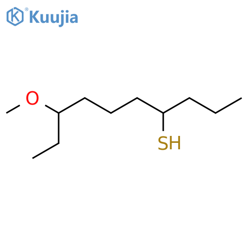 4-Decanethiol, 8-methoxy- structure