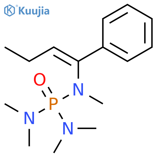 Phosphoric triamide, pentamethyl[(1Z)-1-phenyl-1-butenyl]- structure