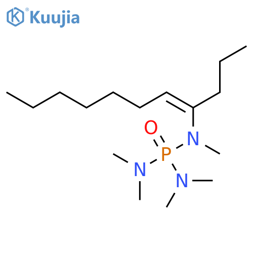 Phosphoric triamide, pentamethyl[(1Z)-1-propyl-1-octenyl]- structure