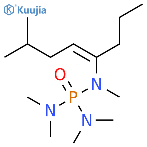 PHOSPHORIC TRIAMIDE, PENTAMETHYL[(1Z)-4-METHYL-1-PROPYL-1-PENTENYL]- structure