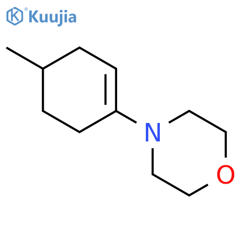 4-(4-methylcyclohex-1-en-1-yl)morpholine structure
