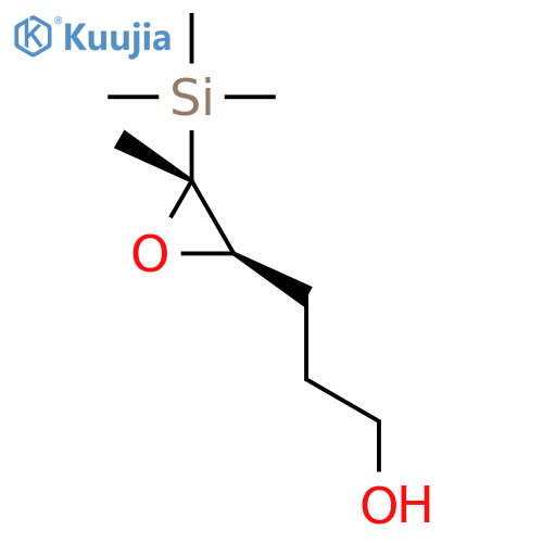 Oxiranepropanol, 3-methyl-3-(trimethylsilyl)-, (2R,3R)- structure