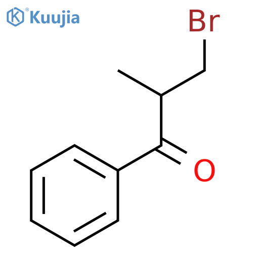 3-bromo-2-methyl-1-phenylpropan-1-one structure
