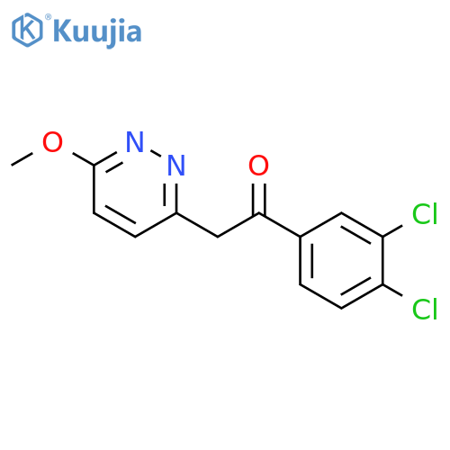 Ethanone, 1-(3,4-dichlorophenyl)-2-(6-methoxy-3-pyridazinyl)- structure