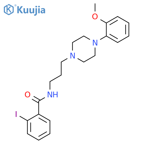 Benzamide, 2-iodo-N-[3-[4-(2-methoxyphenyl)-1-piperazinyl]propyl]- structure