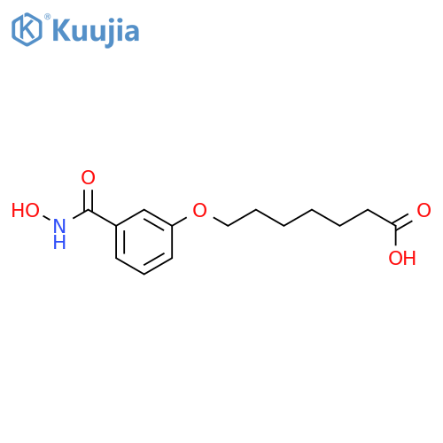 HEPTANOIC ACID, 7-[3-[(HYDROXYAMINO)CARBONYL]PHENOXY]- structure