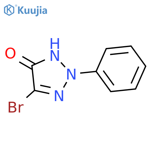 4H-1,2,3-TRIAZOL-4-ONE, 5-BROMO-2,3-DIHYDRO-2-PHENYL- structure