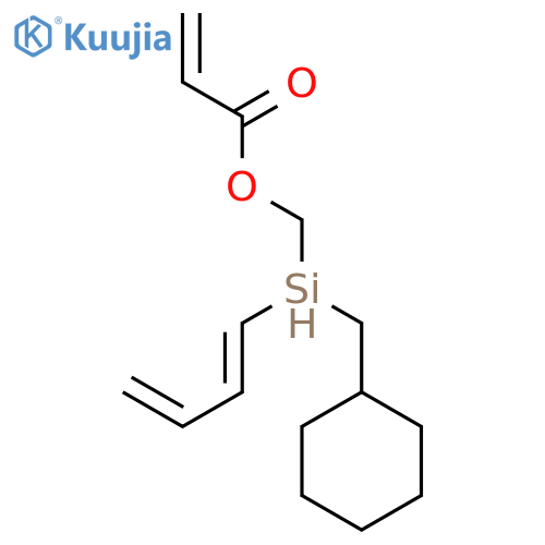 2-Propenoic acid, [(1E)-1,3-butadienylcyclohexylmethylsilyl]methyl ester structure