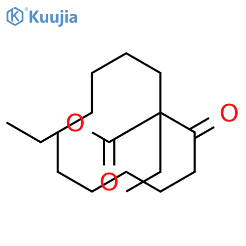 CYCLODODECANECARBOXYLIC ACID, 1-ETHYL-2-OXO-, ETHYL ESTER structure