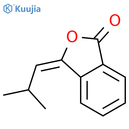 1(3H)-Isobenzofuranone,3-(2-methylpropylidene)-, (3Z)- structure