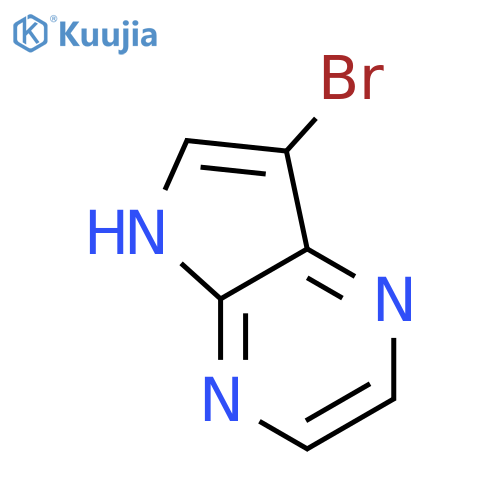 7-bromo-5H-pyrrolo[2,3-b]pyrazine structure