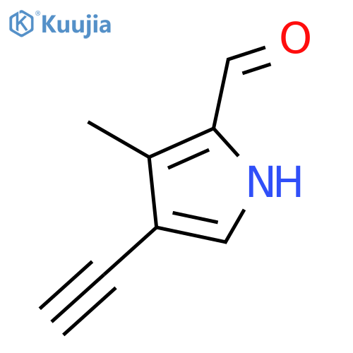 1H-Pyrrole-2-carboxaldehyde, 4-ethynyl-3-methyl- (9CI) structure
