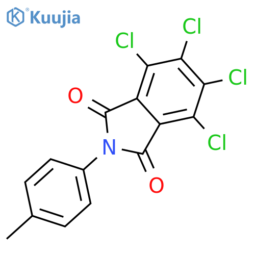 1H-Isoindole-1,3(2H)-dione, 4,5,6,7-tetrachloro-2-(4-methylphenyl)- structure