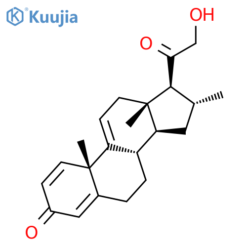 21-Hydroxy-16α-methylpregna-1,4,9(11)-triene-3,20-dione structure