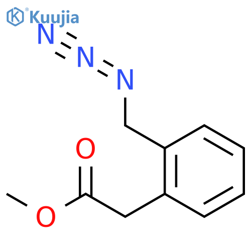 methyl 2-(2-azidomethyl)phenyl acetate structure