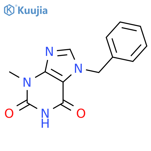 7-\u200bBenzyl-\u200b3-\u200bmethyl-\u200b1H-\u200bpurine-\u200b2,\u200b6(3H,\u200b7H)\u200b-\u200bdione structure