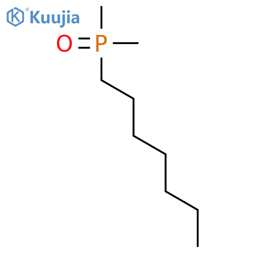 Phosphine oxide, heptyldimethyl- structure