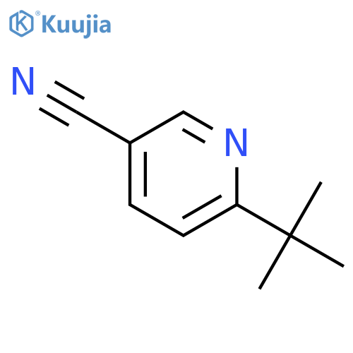 6-tert-butylpyridine-3-carbonitrile structure