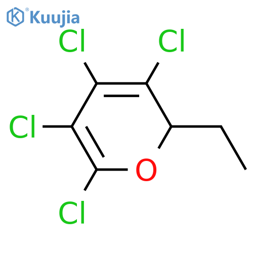 2H-Pyran, 3,4,5,6-tetrachloro-2-ethyl- structure