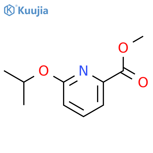 2-Pyridinecarboxylicacid,6-(1-methylethoxy)-,methylester(9CI) structure