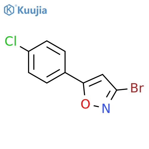 Isoxazole, 3-bromo-5-(4-chlorophenyl)- structure