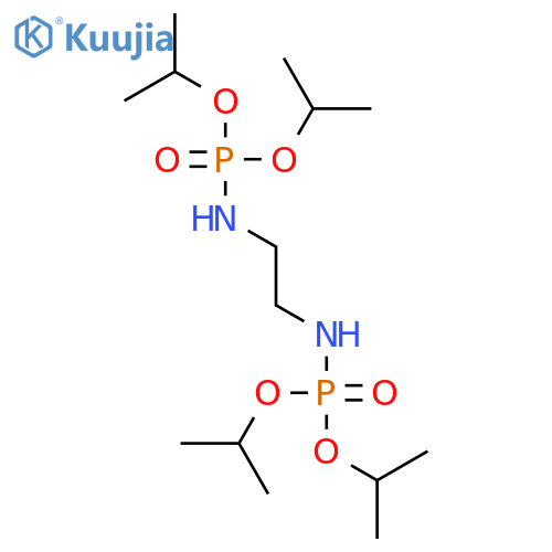 PHOSPHORAMIDIC ACID, 1,2-ETHANEDIYLBIS-, TETRAKIS(1-METHYLETHYL) ESTER structure