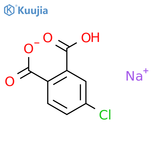 Monosodium 4-chlorophthalate structure