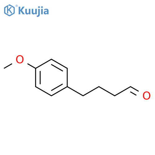 4-(4-methoxyphenyl)butanal structure