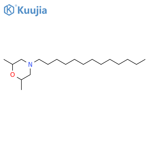 (2R,6S)-2,6-dimethyl-4-tridecylmorpholine structure
