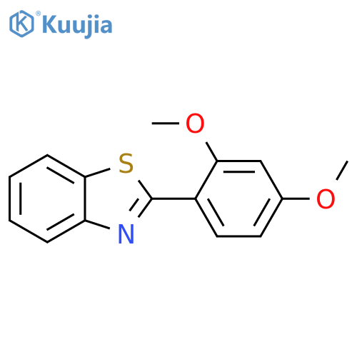 Benzothiazole, 2-(2,4-dimethoxyphenyl)- structure