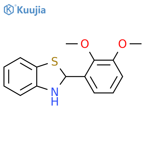 Benzothiazole, 2-(2,3-dimethoxyphenyl)-2,3-dihydro- structure