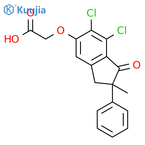 Indacrinone structure