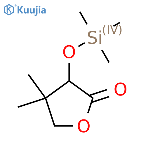 4,4-Dimethyl-3-[(trimethylsilyl)oxy]dihydro-2(3H)-furanone structure