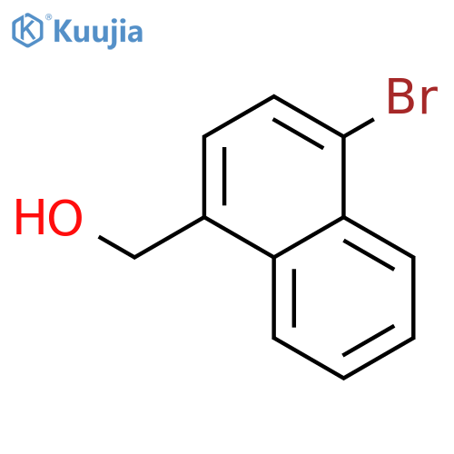 1-Bromo-4-hydroxymethylnaphthalene structure