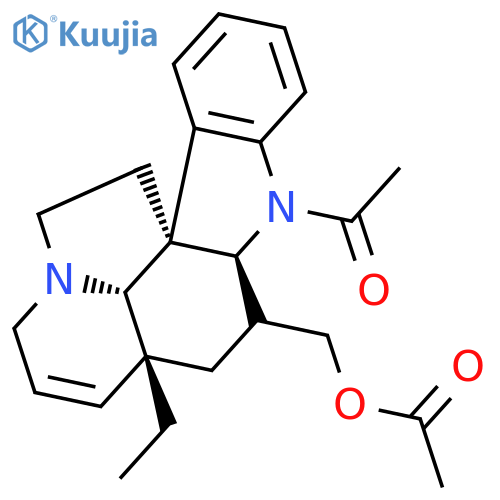 [(1S,9S,12R,19S)-8-Acetyl-12-ethyl-8,16-diazapentacyclo[10.6.1.01,9.02,7.016,19]nonadeca-2,4,6,13-tetraen-10-yl]methyl acetate structure