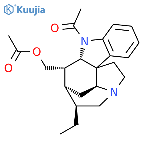 [(9S,10S,11S,12S,17S)-8-Acetyl-12-ethyl-8,14-diazapentacyclo[9.5.2.01,9.02,7.014,17]octadeca-2,4,6-trien-10-yl]methyl acetate structure