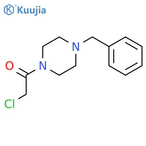 1-(4-Benzyl-piperazin-1-yl)-2-chloro-ethanone structure