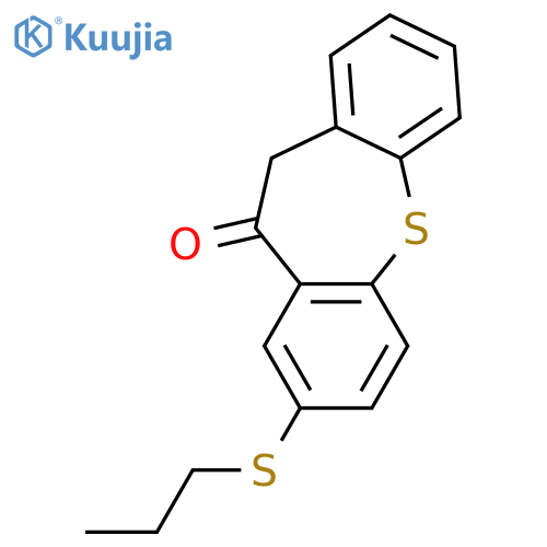 DIBENZO[B,F]THIEPIN-10(11H)-ONE, 8-(PROPYLTHIO)- structure