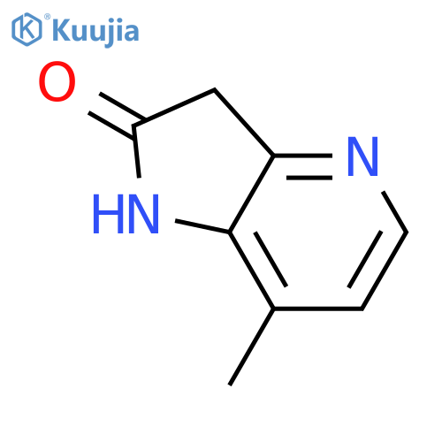 7-methyl-1H,2H,3H-pyrrolo[3,2-b]pyridin-2-one structure