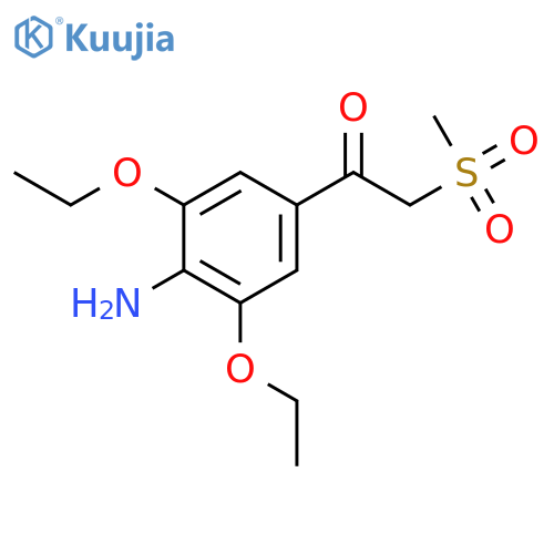 Ethanone, 1-(4-amino-3,5-diethoxyphenyl)-2-(methylsulfonyl)- structure