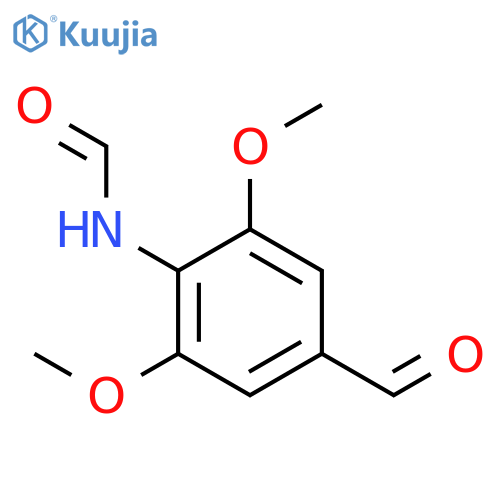 FORMAMIDE, N-(4-FORMYL-2,6-DIMETHOXYPHENYL)- structure