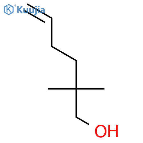 2,2-Dimethylhex-5-en-1-ol structure