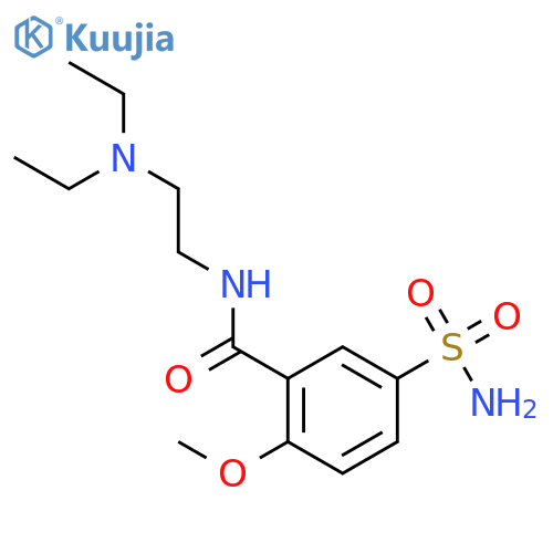 Benzamide, 5-(aminosulfonyl)-N-[2-(diethylamino)ethyl]-2-methoxy- structure