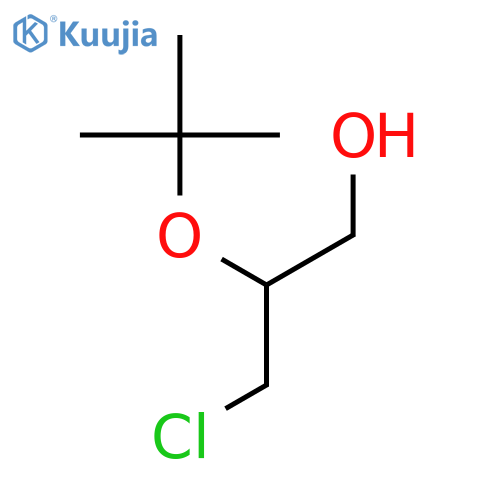 1-Propanol, 3-chloro-2-(1,1-dimethylethoxy)- structure