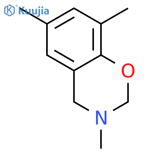 2H-1,3-Benzoxazine, 3,4-dihydro-3,6,8-trimethyl- structure