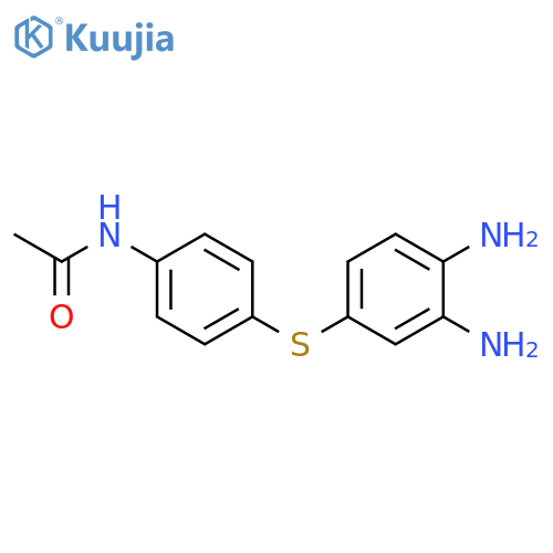 N-(4-(3,4-diaminophenylthio)phenyl)acetamide structure